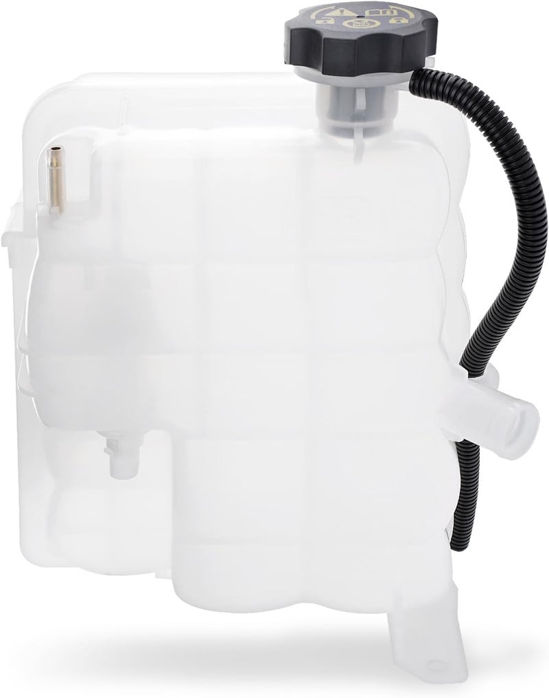 YEHERIT 84257137 Radiator Surge Tank Coolant Reservoir Compatible with 2017-2019 Chevy Silverado GMC Sierra 2500HD 3500HD, 2019-2021 Chevy Silverado 4500HD 5500HD 6500HD OE# 84214124 84174037 84138913 603-009 - Image 1